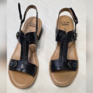Clarks Women's Black Sandals